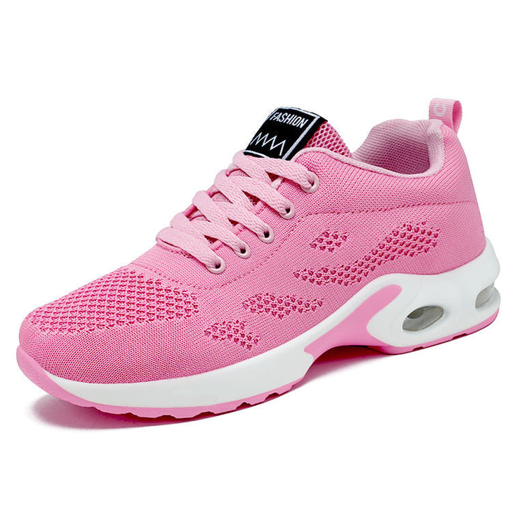 Pink Lightweight Running-Style Sneakers side view