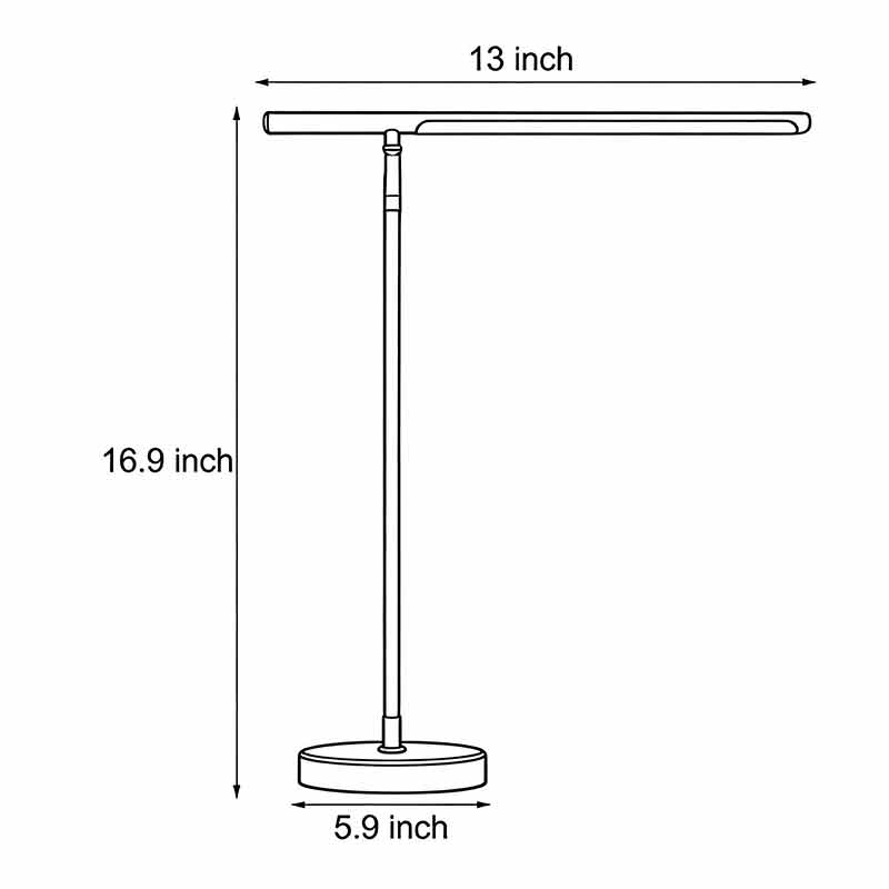 Adjustable Angle Copper Desk Lamp