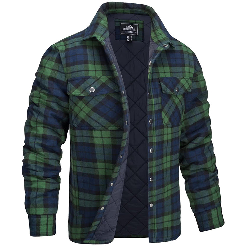 Yellow Plaid Jacket detail view