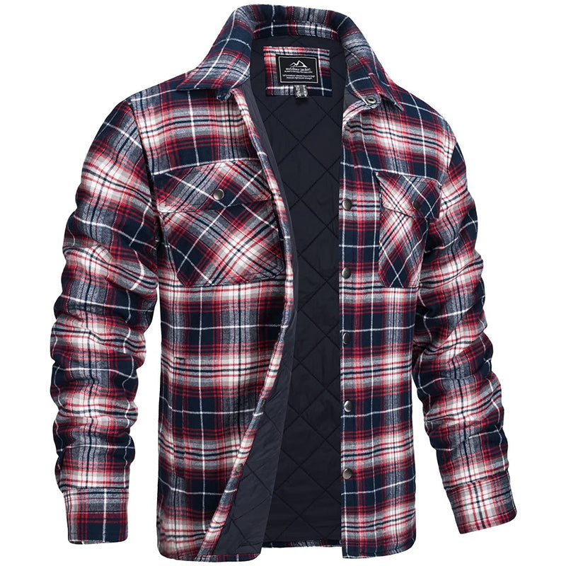 Black Plaid Jacket detail view