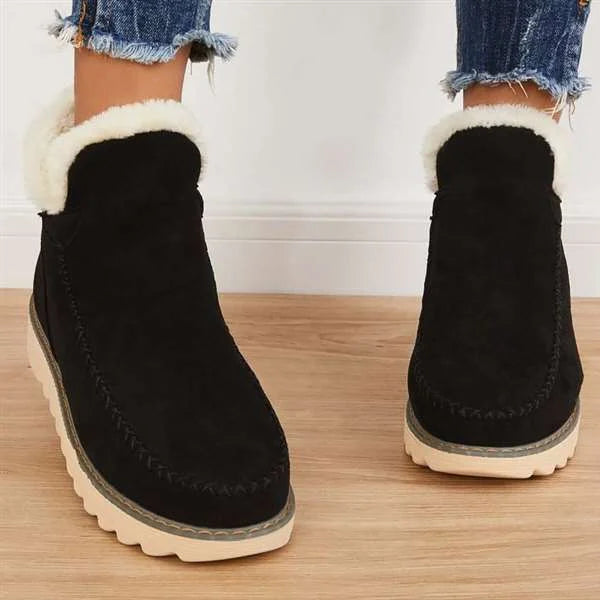 Lined Slip-On Snow Boots alternate view 14