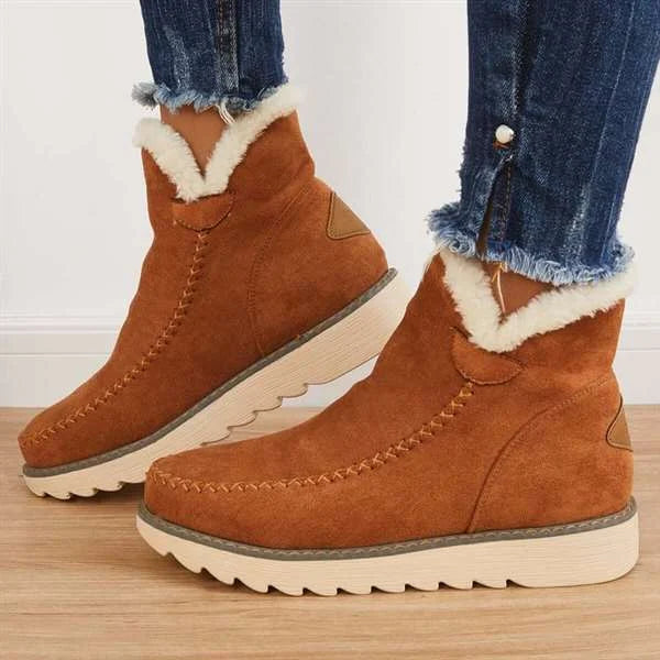 Lined Slip-On Snow Boots alternate view 15