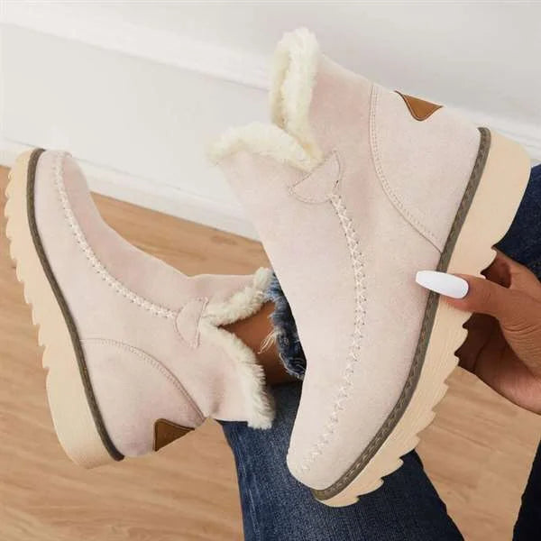 Lined Slip-On Snow Boots alternate view 17