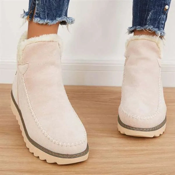 Lined Slip-On Snow Boots alternate view 18
