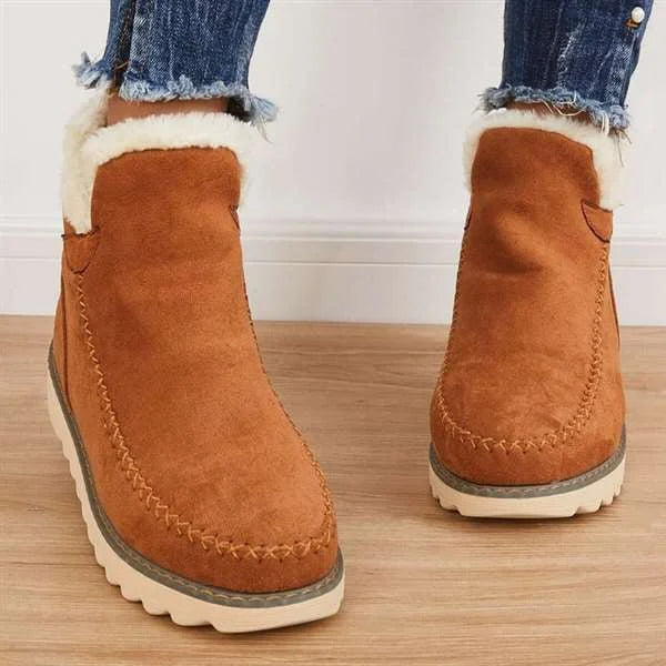 Lined Slip-On Snow Boots alternate view 5