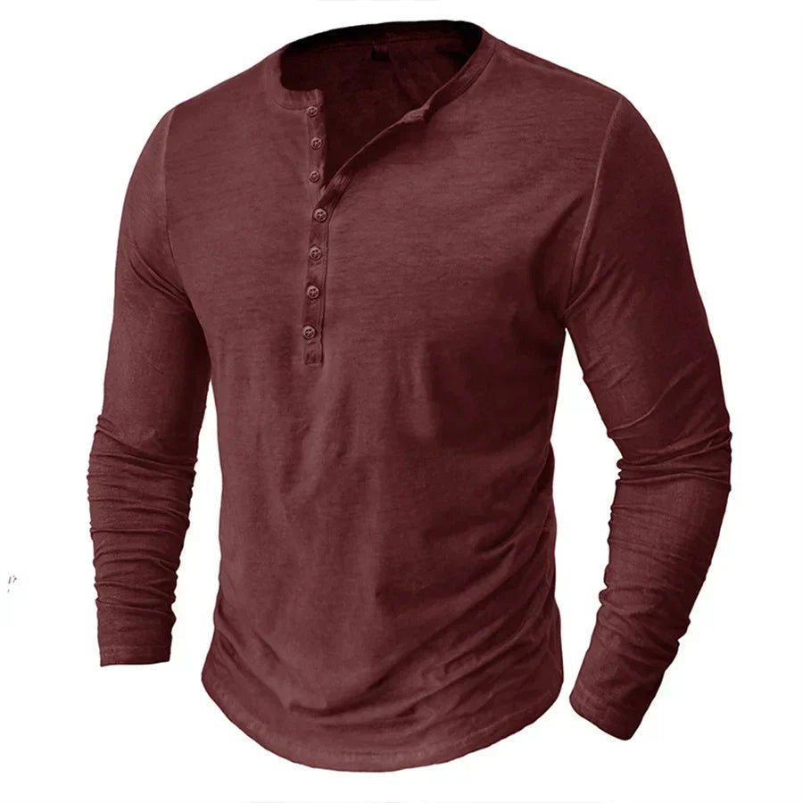 Henley Sweatshirt detail view