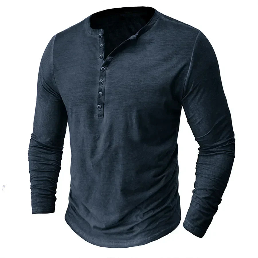 Henley Sweatshirt detail view