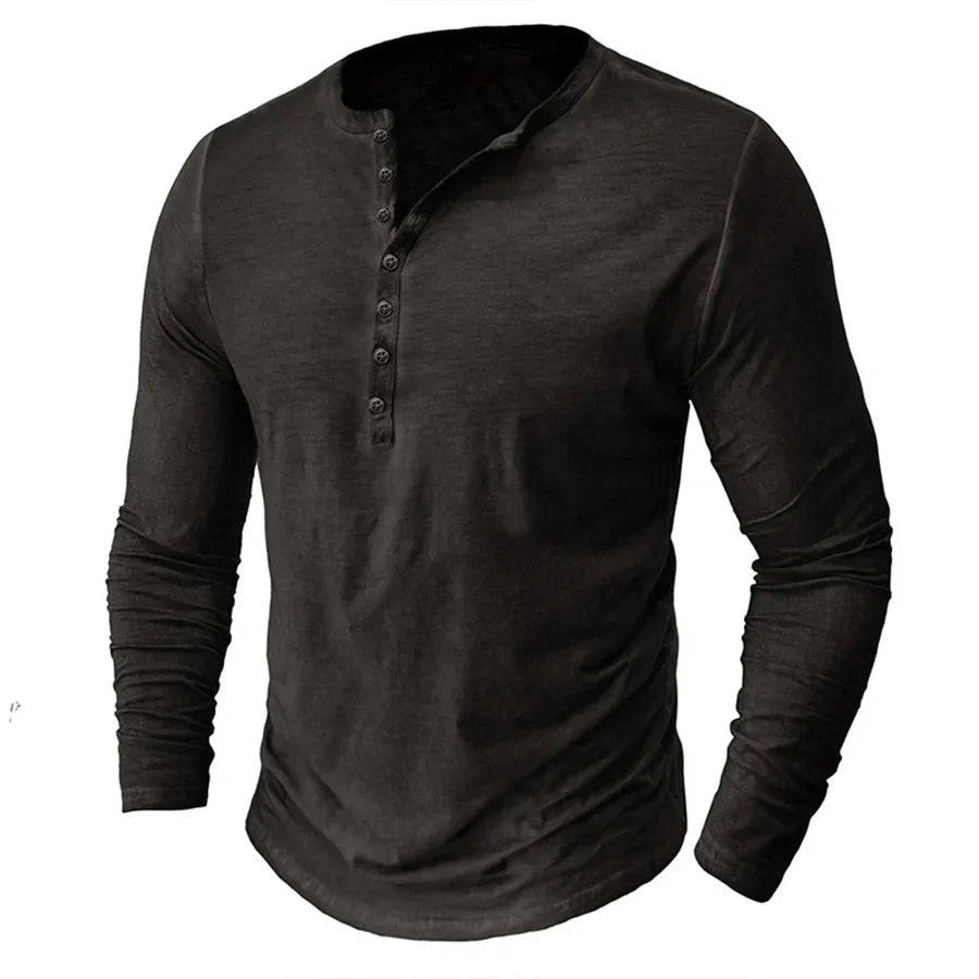 Henley Sweatshirt detail view