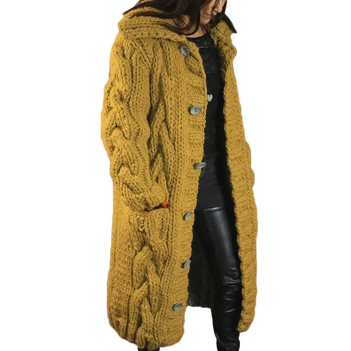 Longline Cable-Knit Cardigan alternate view 10