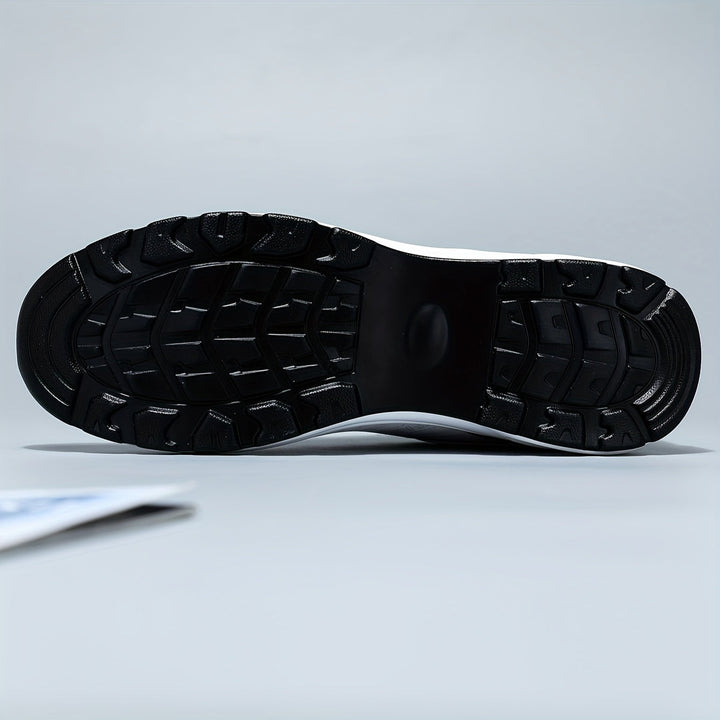 Low-Profile Lace-Up Sneakers outsole tread view