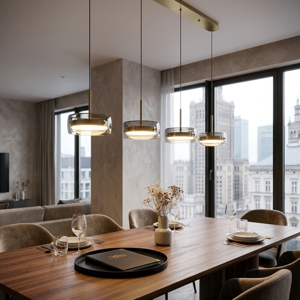 Dimmable Glass Dome Pendant Light