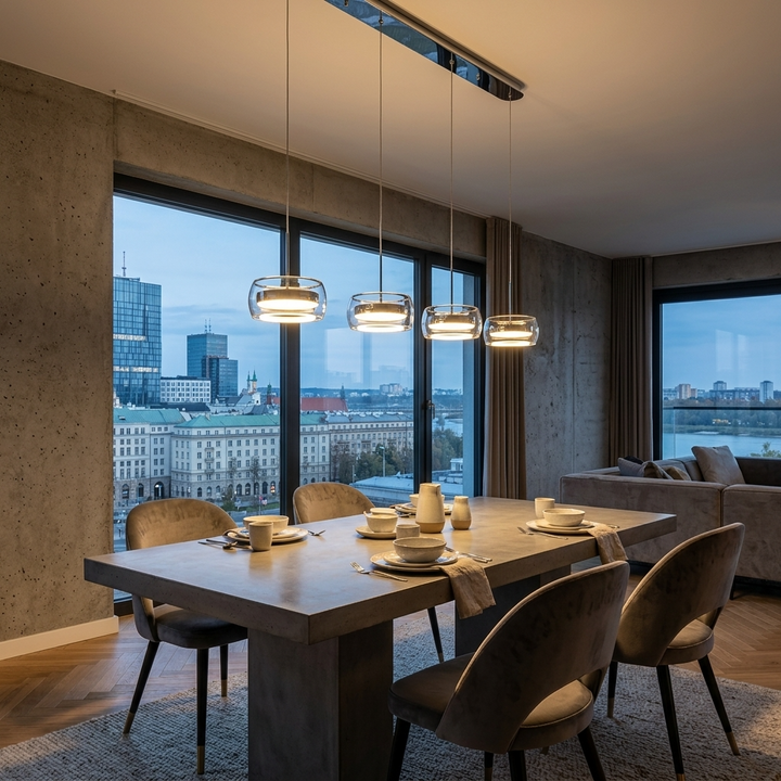 Dimmable Glass Dome Pendant Light
