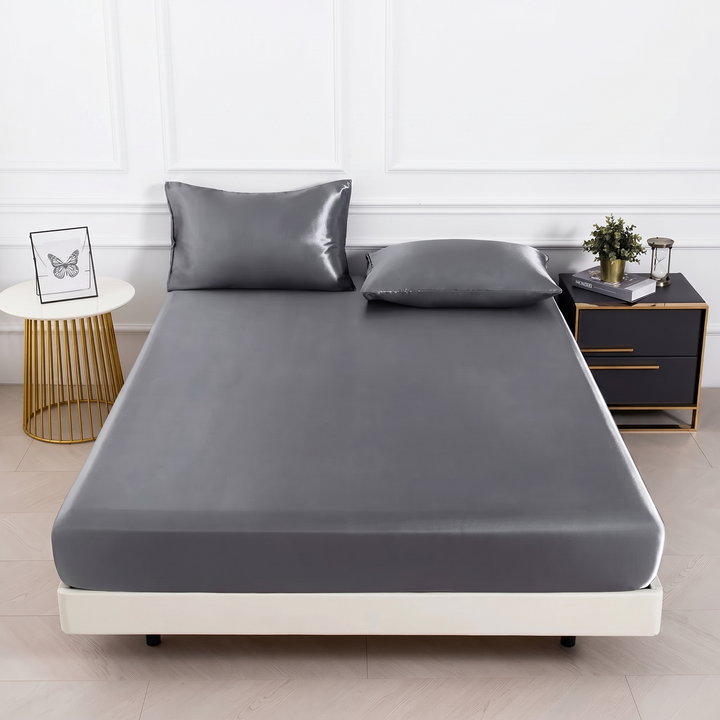 Luxe Satin Sheet Set front view