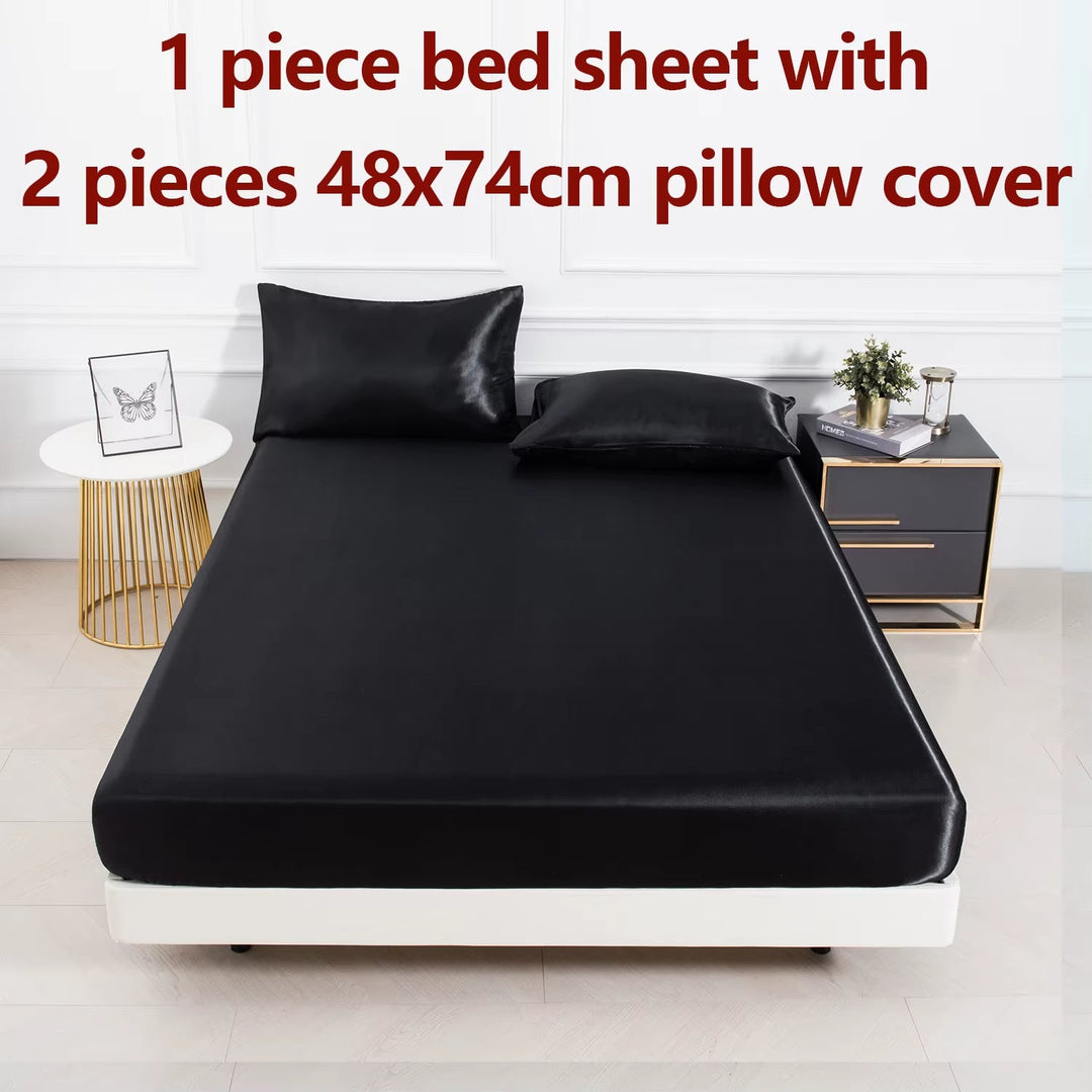 Luxe Satin Sheet Set fabric detail