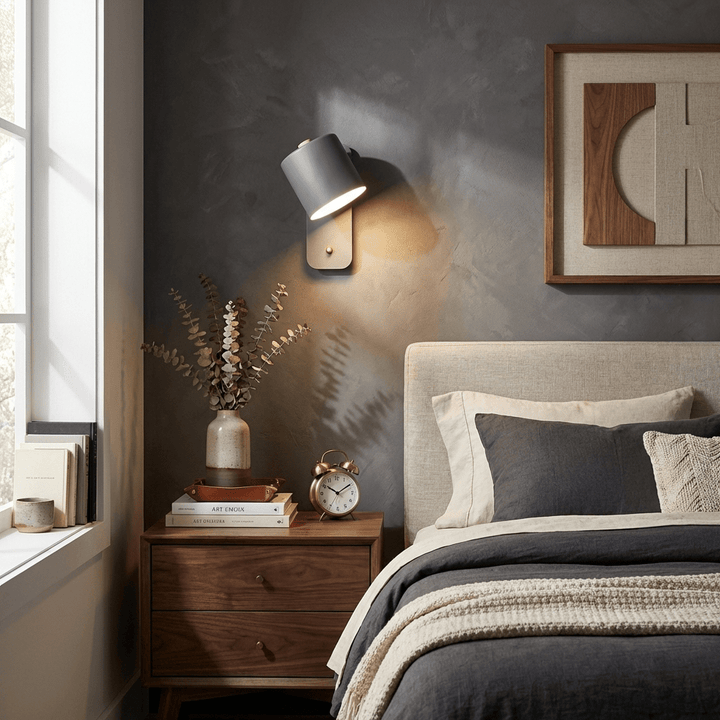 Macaron Swivel Beam Sconce dimensions diagram