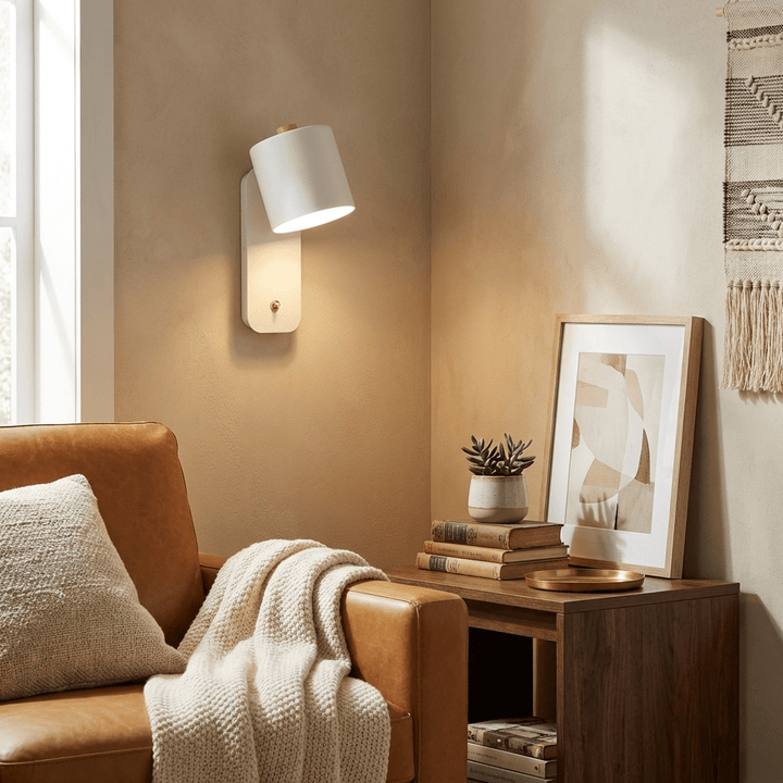 Macaron Swivel Beam Sconce swivel joint mechanism detail