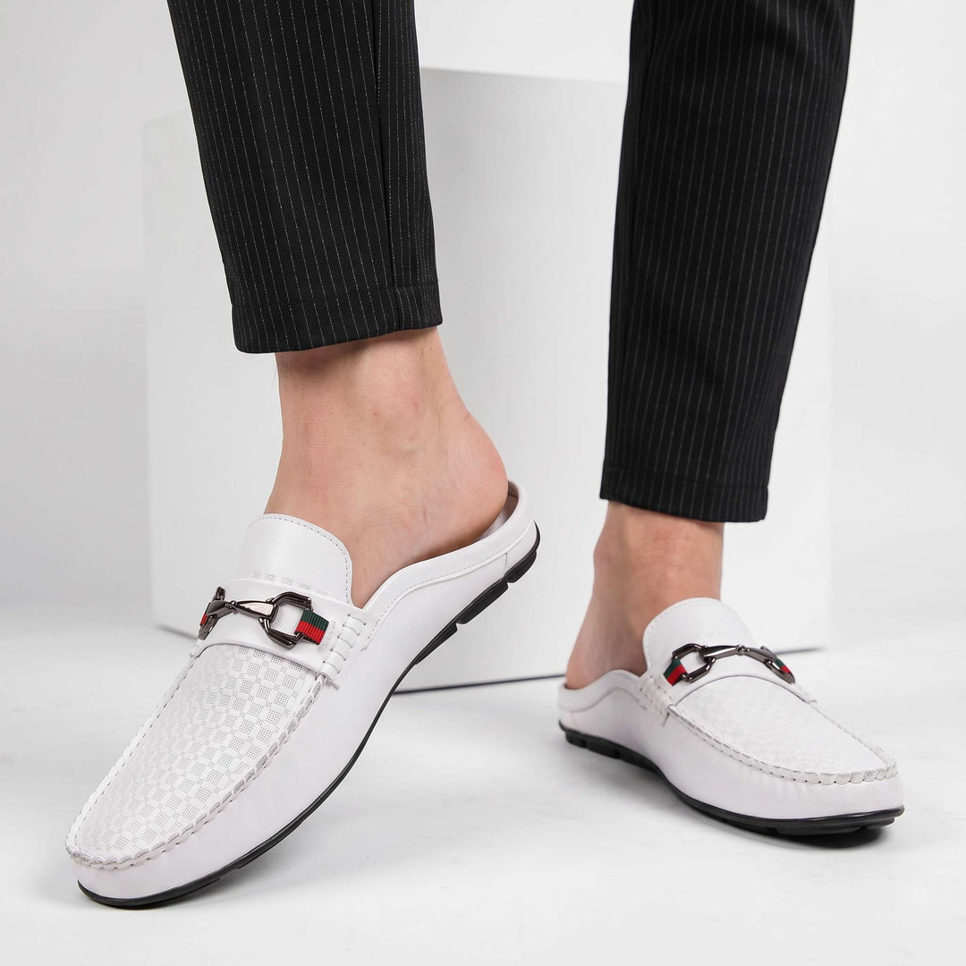 White Verrano Loafers lifestyle