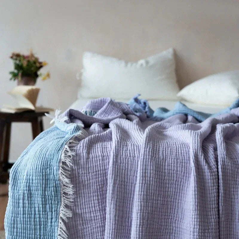 Waffle Cotton Throw