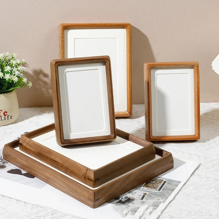 Modern Wood Decorative Photo Frame: Timeless Home & Office Decor Accent