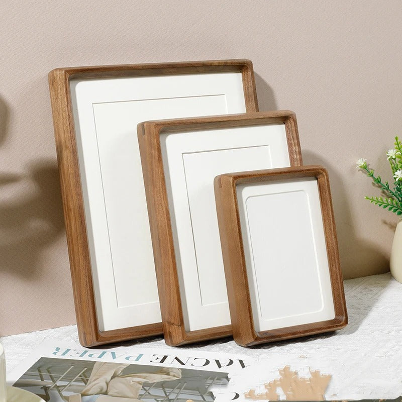 Modern Wood Decorative Photo Frame: Timeless Home & Office Decor Accent
