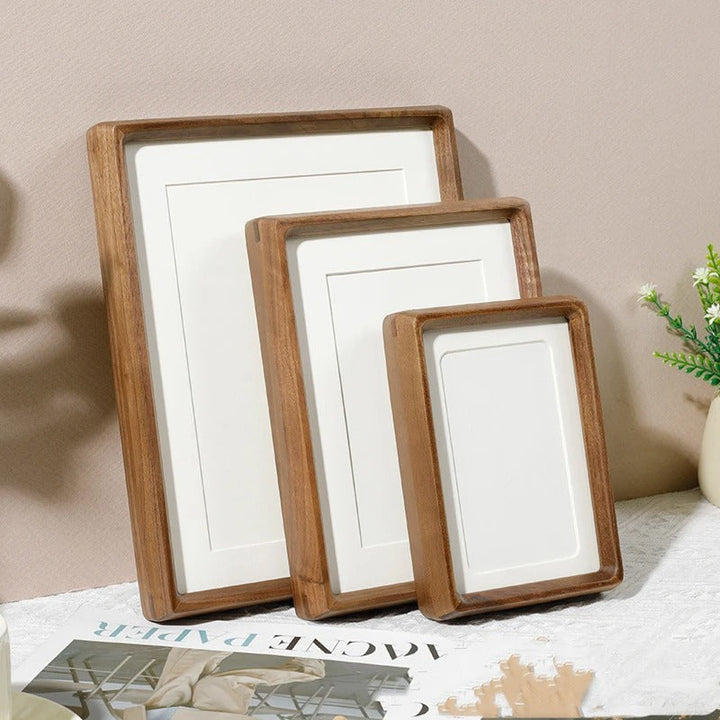 Modern Wood Decorative Photo Frame: Timeless Home & Office Decor Accent