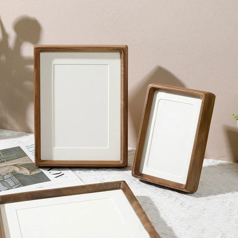 Modern Wood Decorative Photo Frame: Timeless Home & Office Decor Accent