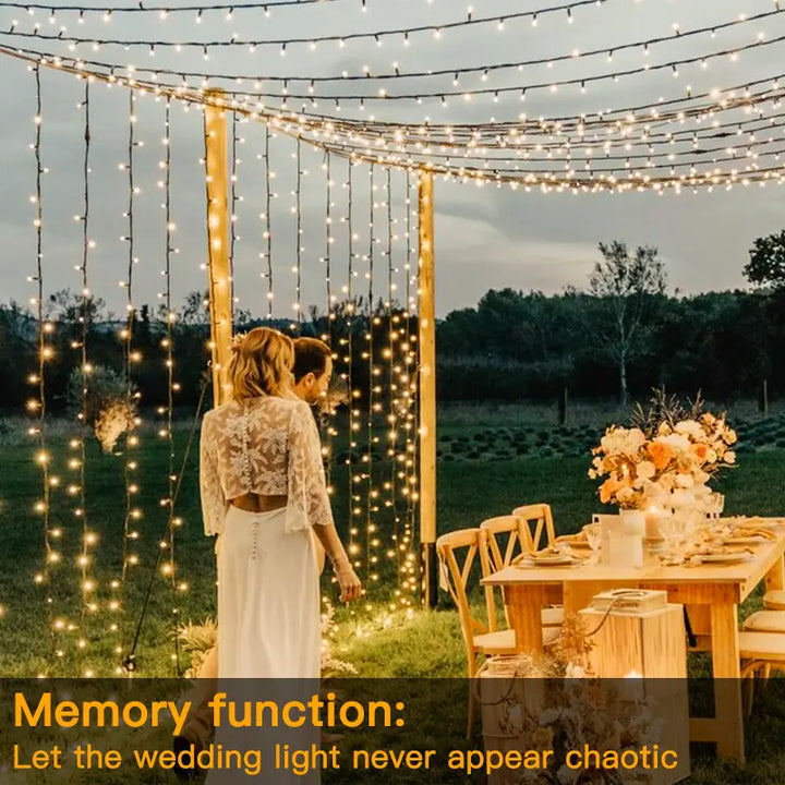 Wedding String Lights memory function feature