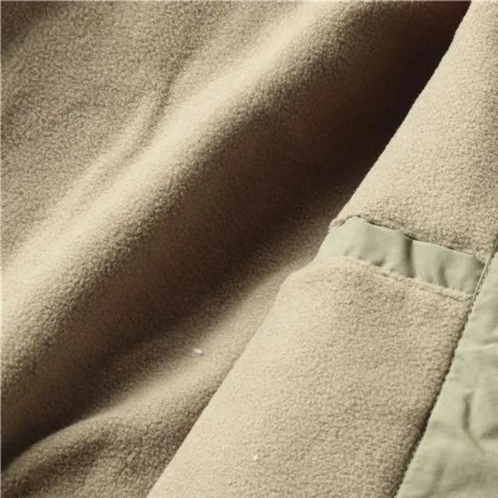 Men's Fleece-Lined Hooded Winter Jacket fleece detail