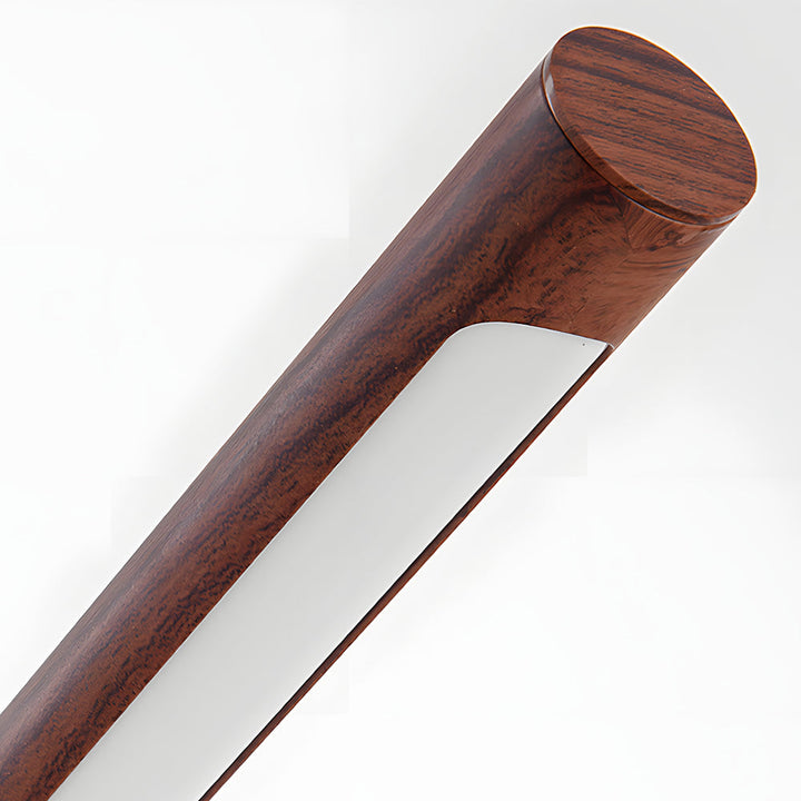 Wood Brass Task Lamp brass joint detail
