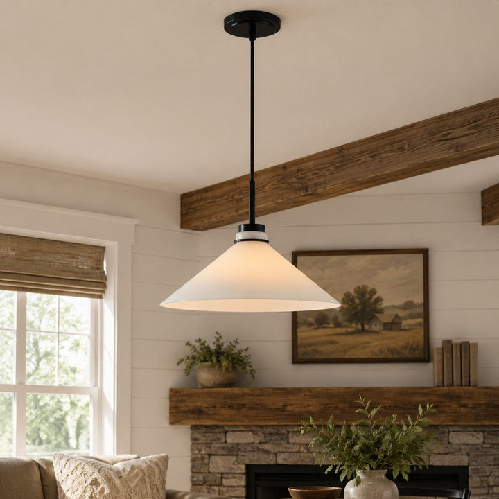 Farmhouse Cone Pendant Light