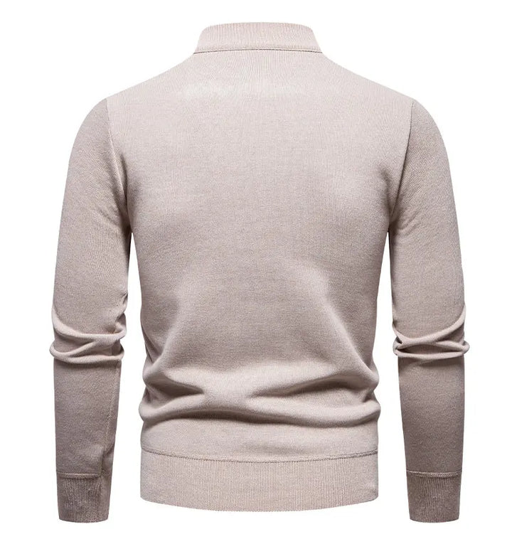 Mock-Neck Half-Zip Sweater alternate view 4