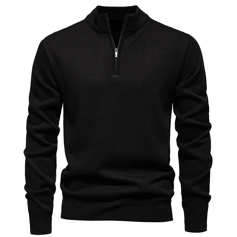 Mock-Neck Half-Zip Sweater alternate view 5