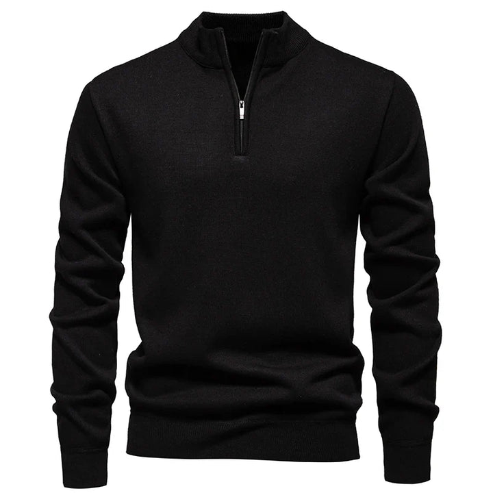 Mock-Neck Half-Zip Sweater alternate view 5