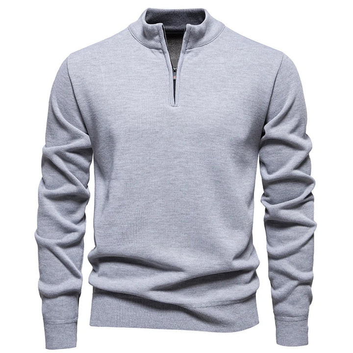 Mock-Neck Half-Zip Sweater alternate view 6