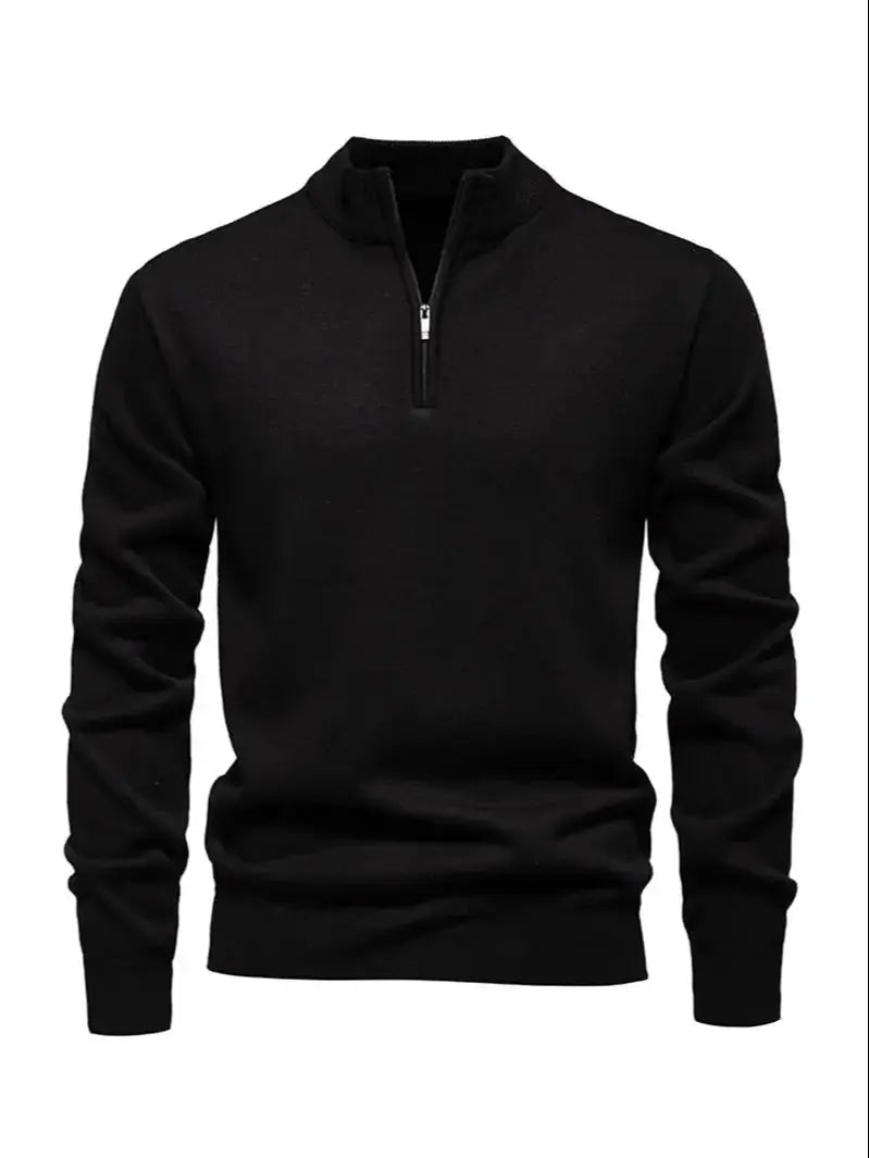 Mock-Neck Half-Zip Sweater alternate view 7
