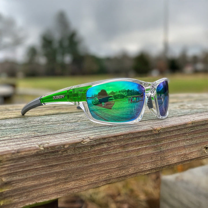 Square Polarized Fishing Sunglasses worn lifestyle