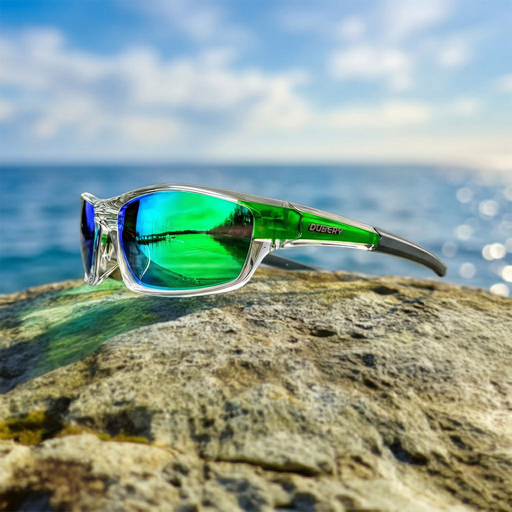 Square Polarized Fishing Sunglasses worn lifestyle