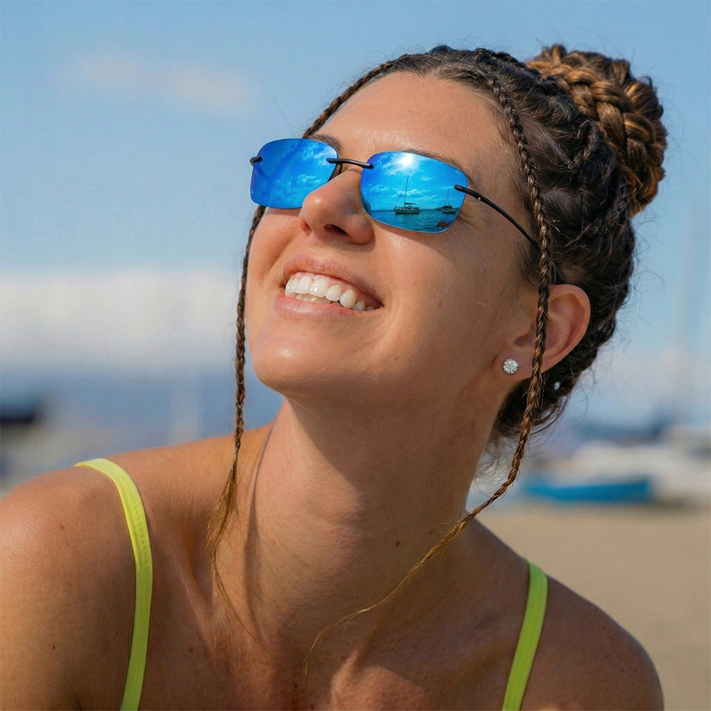 Rimless Featherlight Polarized Sunglasses