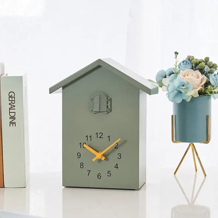 Cuckoo Pendulum Wall Clock cuckoo bird detail