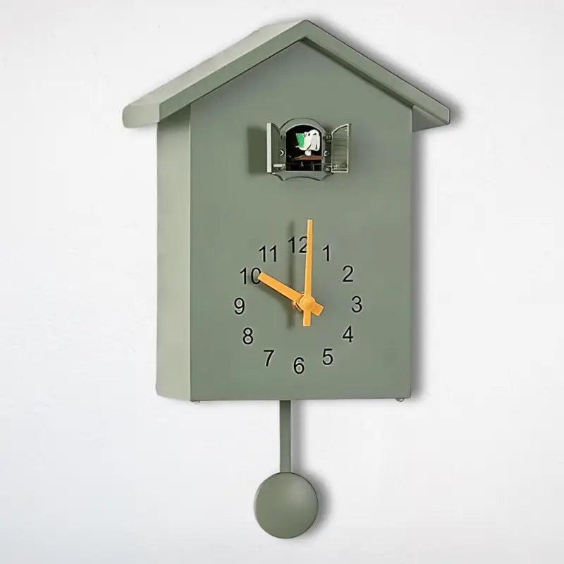 Cuckoo Pendulum Wall Clock lifestyle on wall