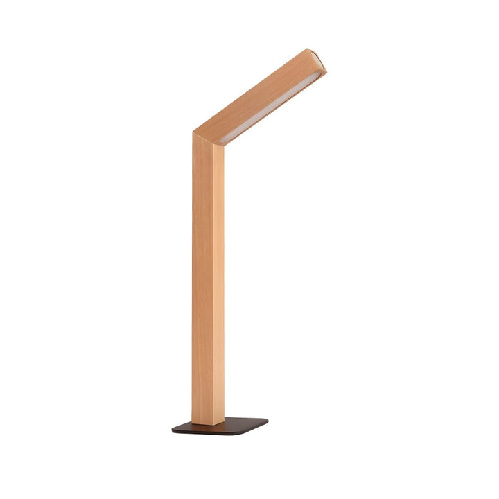 Solid Wood Touch-Control Table Lamp