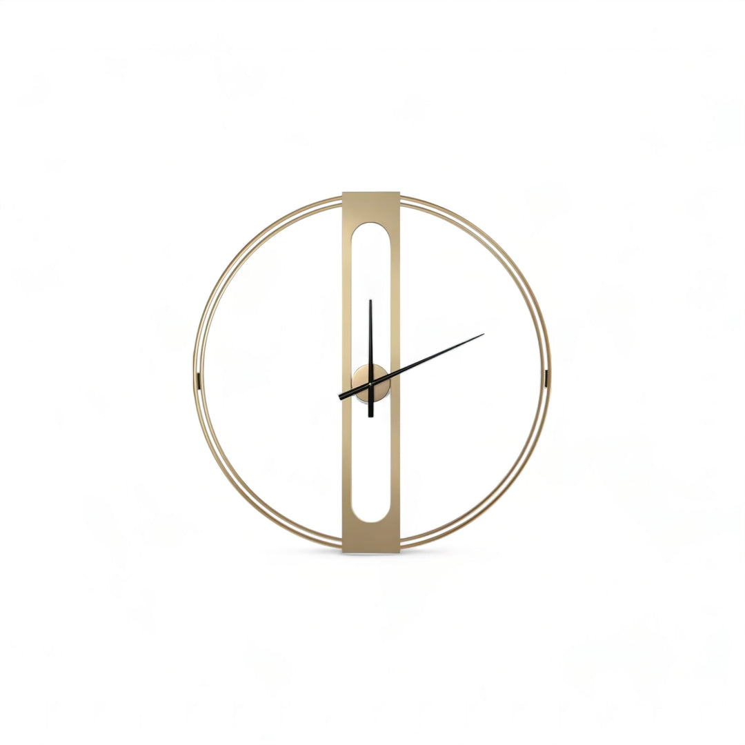 Gold Modern Xeno Wall Clock, 50cm, view 2
