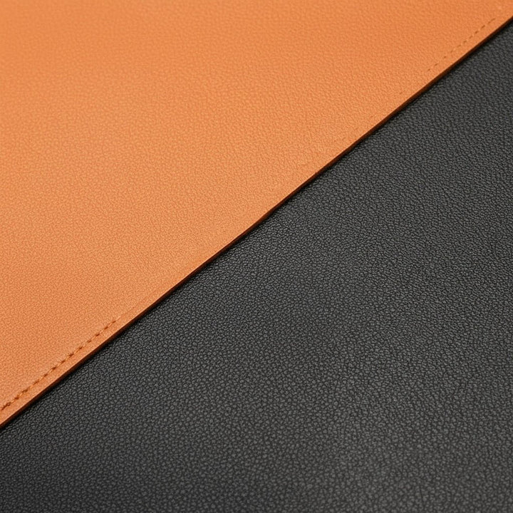 Non-Slip PU Leather Desk Pad surface texture close-up