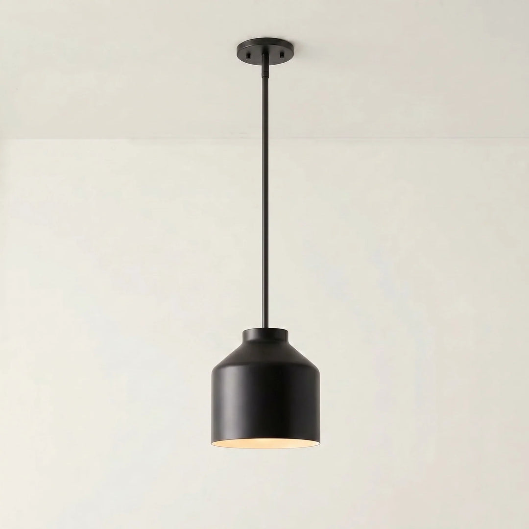 Nordic Matte Metal Pendant living room setting