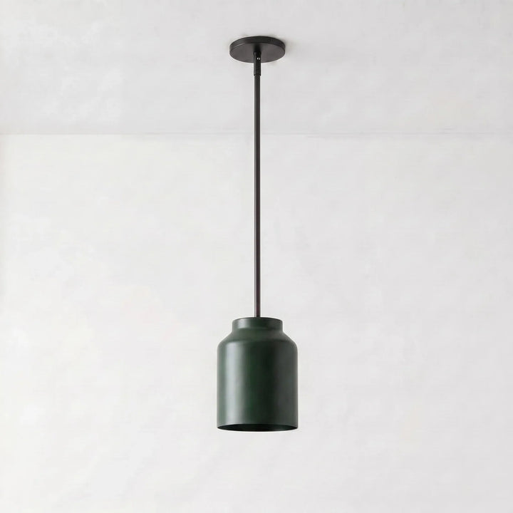 Nordic Matte Metal Pendant adjustable drop detail
