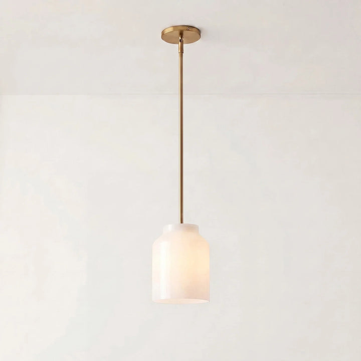 Nordic Matte Metal Pendant scale reference