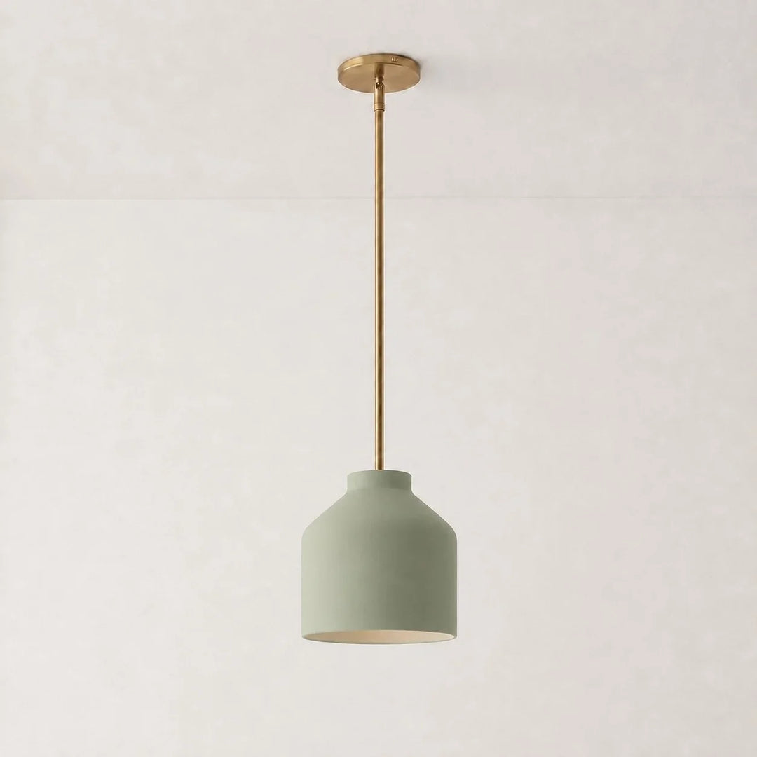 Nordic Matte Metal Pendant full room styling