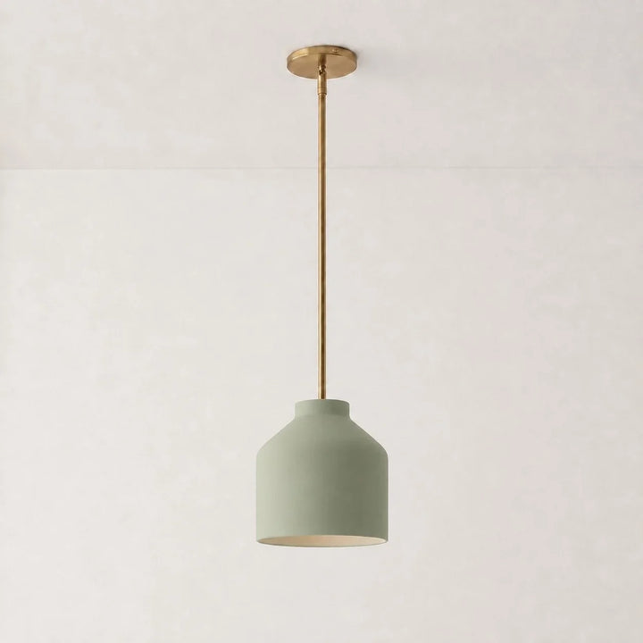 Nordic Matte Metal Pendant full room styling