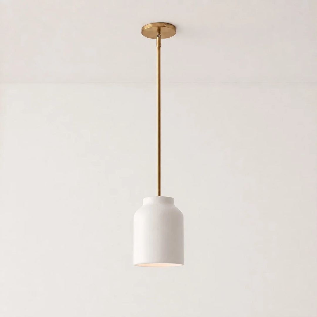 Nordic Matte Metal Pendant over kitchen island