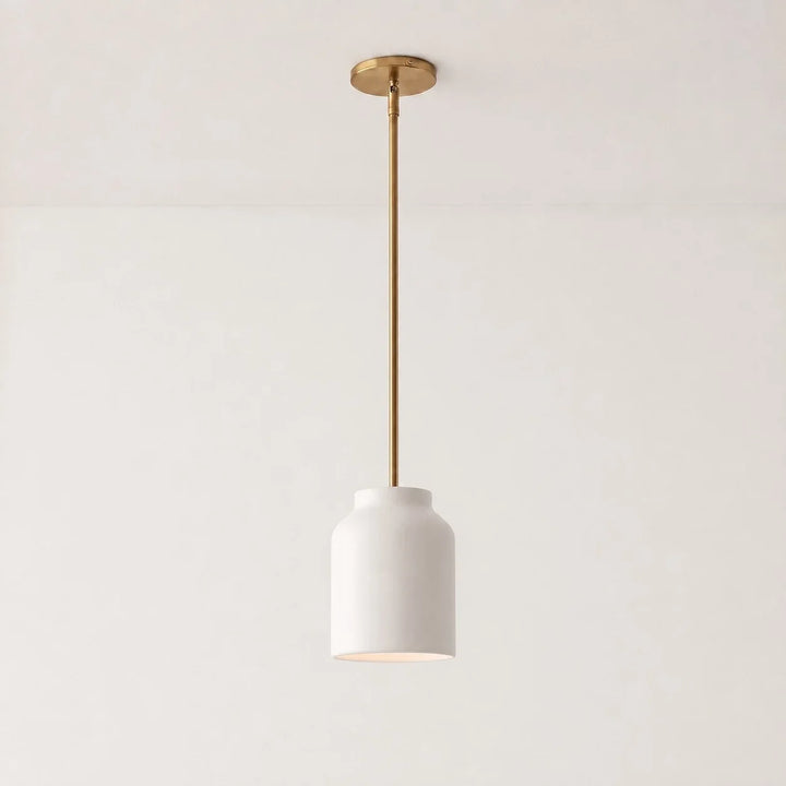 Nordic Matte Metal Pendant over kitchen island